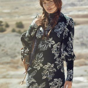 Free People Farrah Floral Wool Blend
Mini Sweater Dress